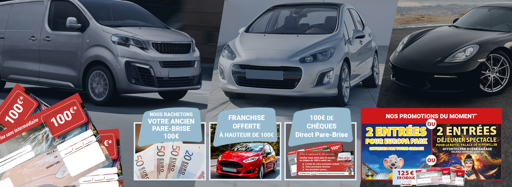 Direct Pare-Brise Alsace, découvrir nos offres de pare-brises.